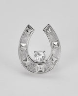 ホースシューラペルピン(PT950/ホワイトトパーズ)