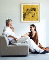 夢のはじまり1981 『キャプテン翼』金箔アート