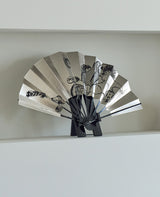 夢のはじまり1981 『キャプテン翼』プラチナ箔扇子