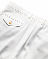 コットンレーヨンドライチノ 2プリーツワイドパンツ