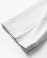 コットンレーヨンドライチノ 2プリーツワイドパンツ