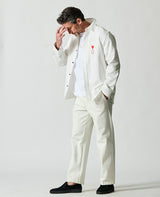 ニットデニムシャツ