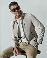 スエードレザーブルゾン