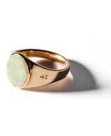 SIGNET RING( K10YG ヒスイ)