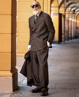 バーズアイダブルブレストジャケット
