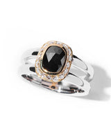 18金イエローゴールドプラチナダイヤリング