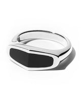 EQUINOX-ピラミッド オニキス リング