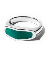 EQUINOX-ピラミッド グリーンアゲート リング