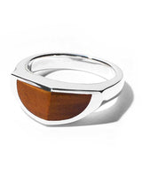 EQUINOX-ピラミッド タイガーアイ リング