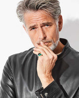 EQUINOX-ピラミッド グリーンアゲート リング