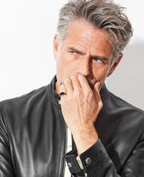 EQUINOX-ピラミッド オニキス リング