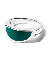 EQUINOX-ピラミッド グリーンアゲート リング