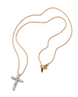 K18YGダイヤモンドクロスTOP/S K18YGベネVカッ