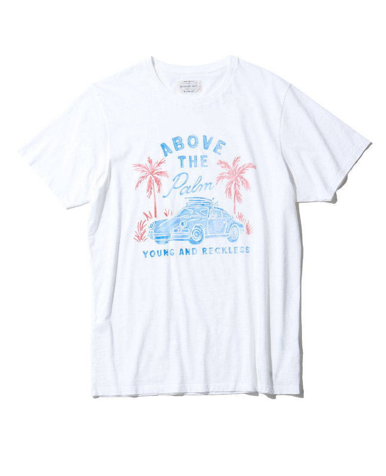 round neck printed T-shirt – 買えるLEON