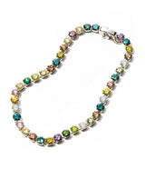 Pt850カラーダイヤモンドテニスブレス