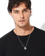 BEE Necklace SLV BLACK DIAMOND
