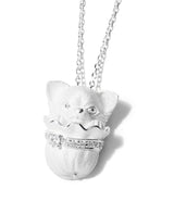 仔犬モチーフ ペンダント ロングコートチワワ