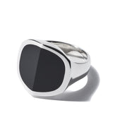 EQUINOX-ピラミッド オニキス リング L サイズ