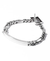 Blank logo ID Figaro bracelet