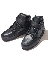 パイソンコンビスニーカー