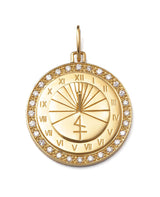 SUN DIAL.ペンダントトップ(18KYG ダイヤモンド)