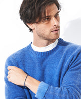 ブルーサファイヤブレスレット(K18WG ダイヤモンド)