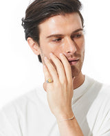 SIGNET RING( K18YG )