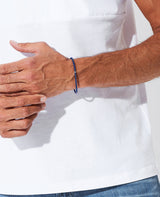 ブルーサファイヤブレスレット(K18WG ダイヤモンド)