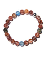 【LEON別注】パワーストーンブレスレット/ミックスルチル