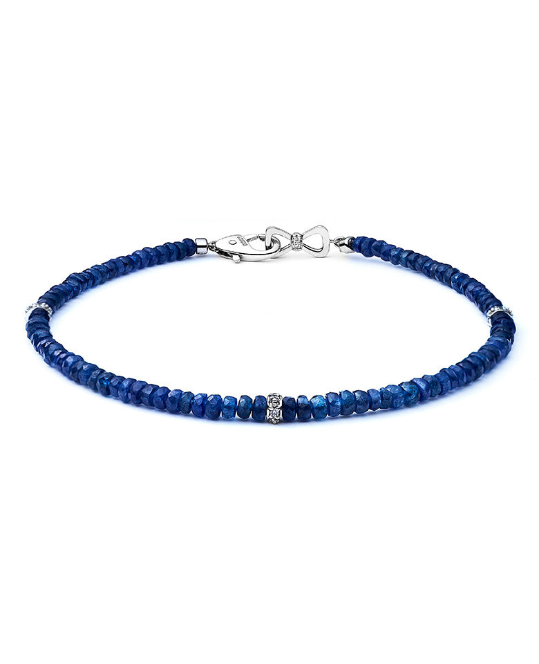 Blue sapphire bracelet (K18WG diamond) – 買えるLEON