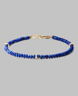 ラピスラズリブレスレット (18KYG ダイヤモンド )