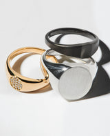 オーバルスタンプリング(ヘアライン)