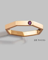 【LEON別注】ヘプタゴンBS三連ピンキーリング