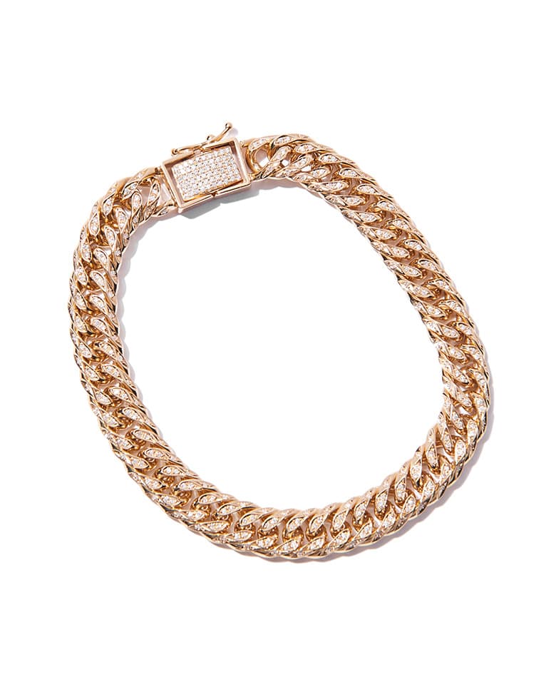 Diamond Kihei bracelet (double 6 sides) 50g/20cm