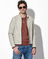 レザーブルゾン