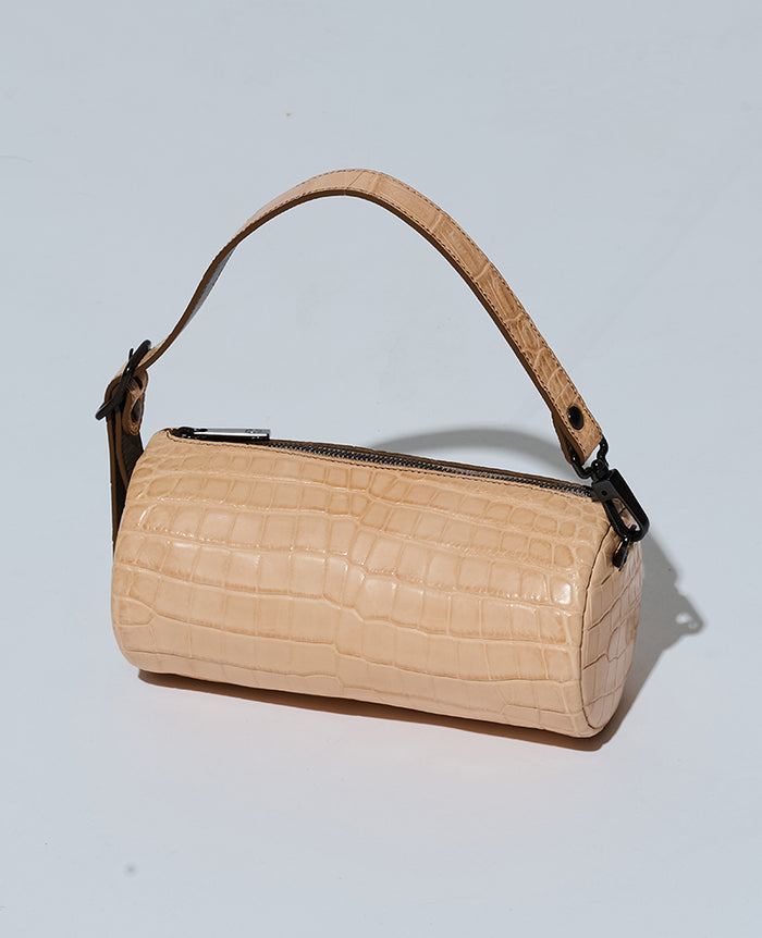 本クロコダイル革 2WAYショルダーシリンダーバッグ – 買えるLEON