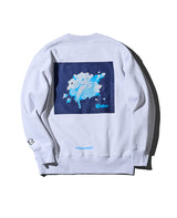 Gakuブルー＆シルバーグラフィック