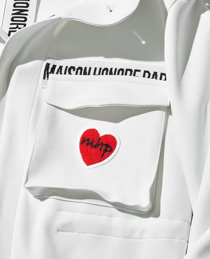 1ハートワッペンセットアップ（ホワイト） – 買えるLEON