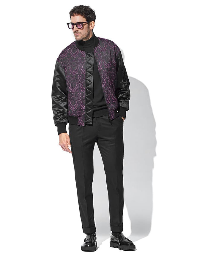 19秋冬 / CL-19AW064◆袖皮スタジャン/Black_White 別注MA-1 – 買えるLEON