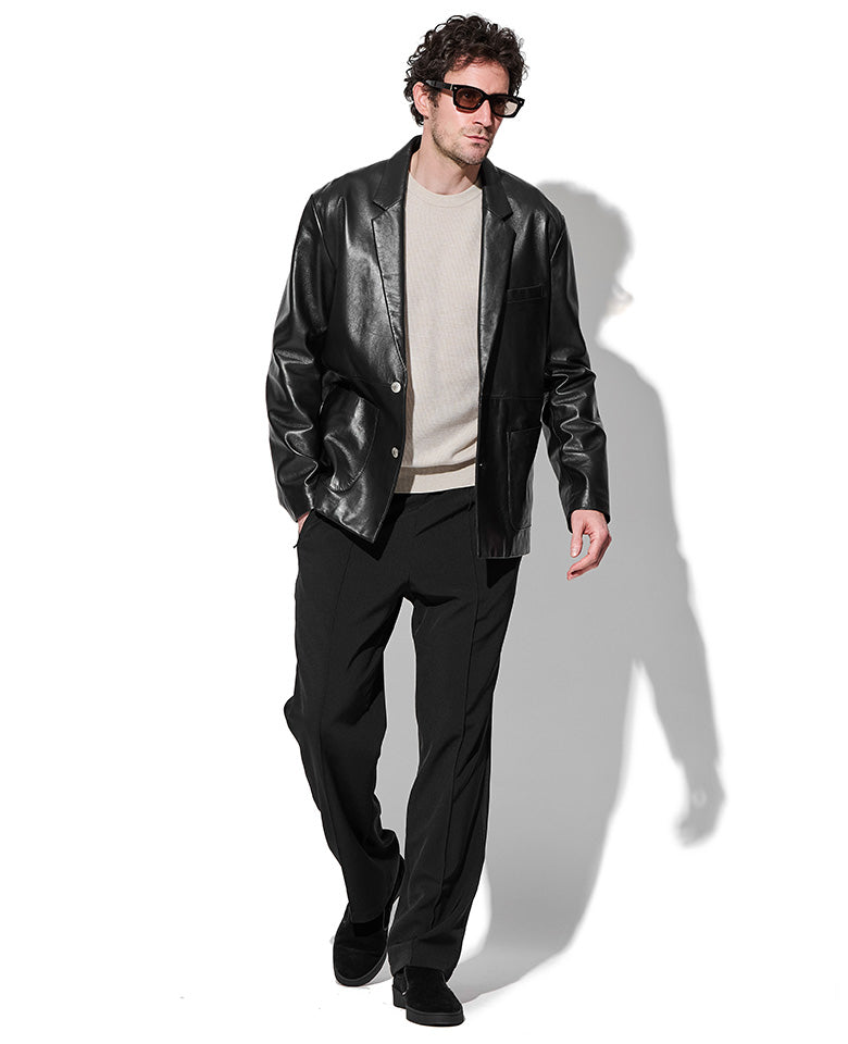 スパニッシュラムレザーブレザー – 買えるLEON