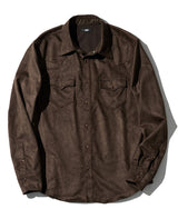 マイクロスエードシャツ