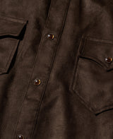 マイクロスエードシャツ