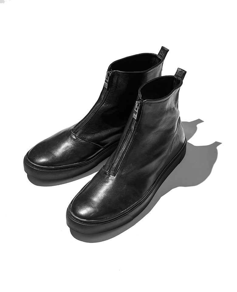 フロントジップハイカットスニーカー – 買えるLEON