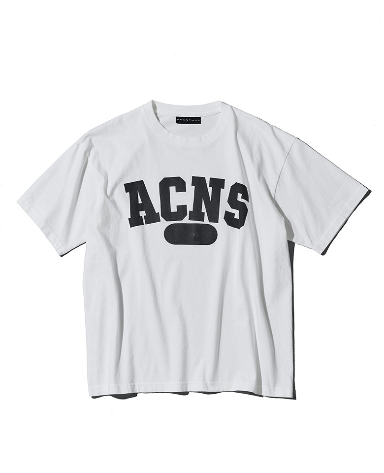 エイジングカレッジロゴTシャツ