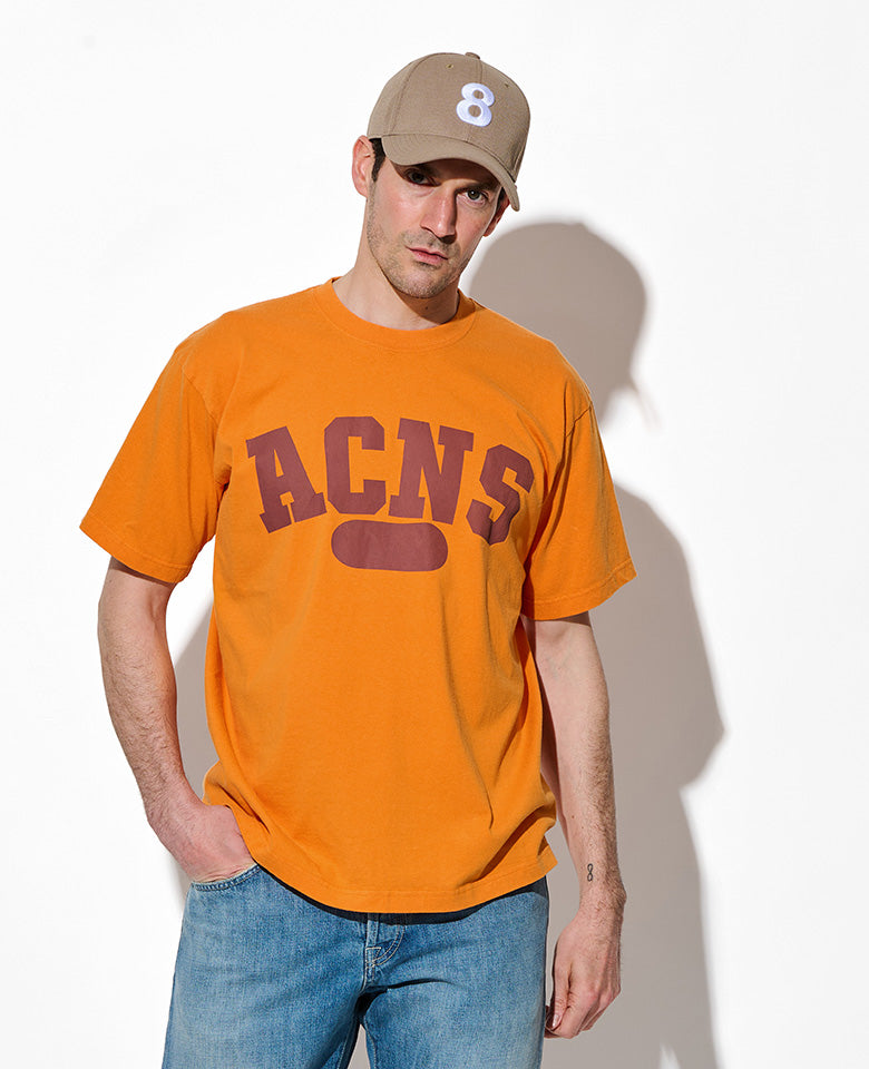 エイジングカレッジロゴTシャツ