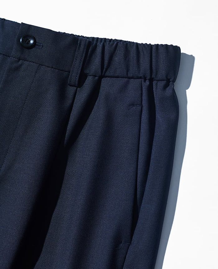 Attachment テックウール レギュラーフィット パンツネイビー 3 Attachment テックウール レギュラーフィット パンツネイビー 3