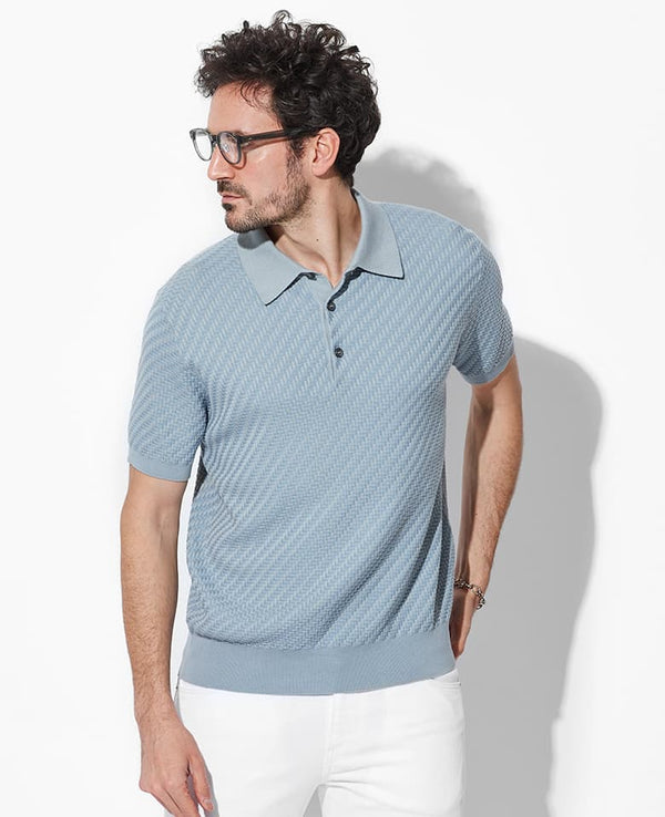 [March 9] Knit polo