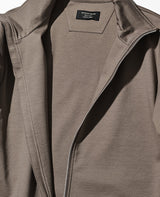 コンプレスト・コットンジャージ―・ダブルジップジャケット