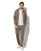 コンプレスト・コットンジャージ―・ダブルジップジャケット