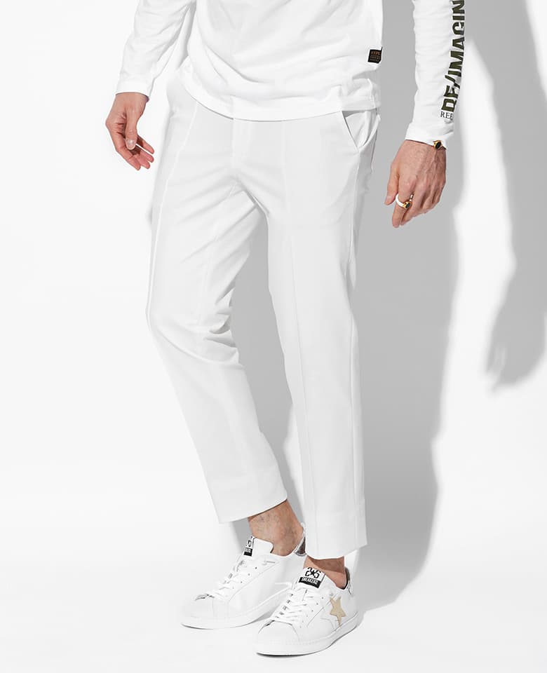 コンプレスト・コットンジャージ―セットアップ（オフホワイト）